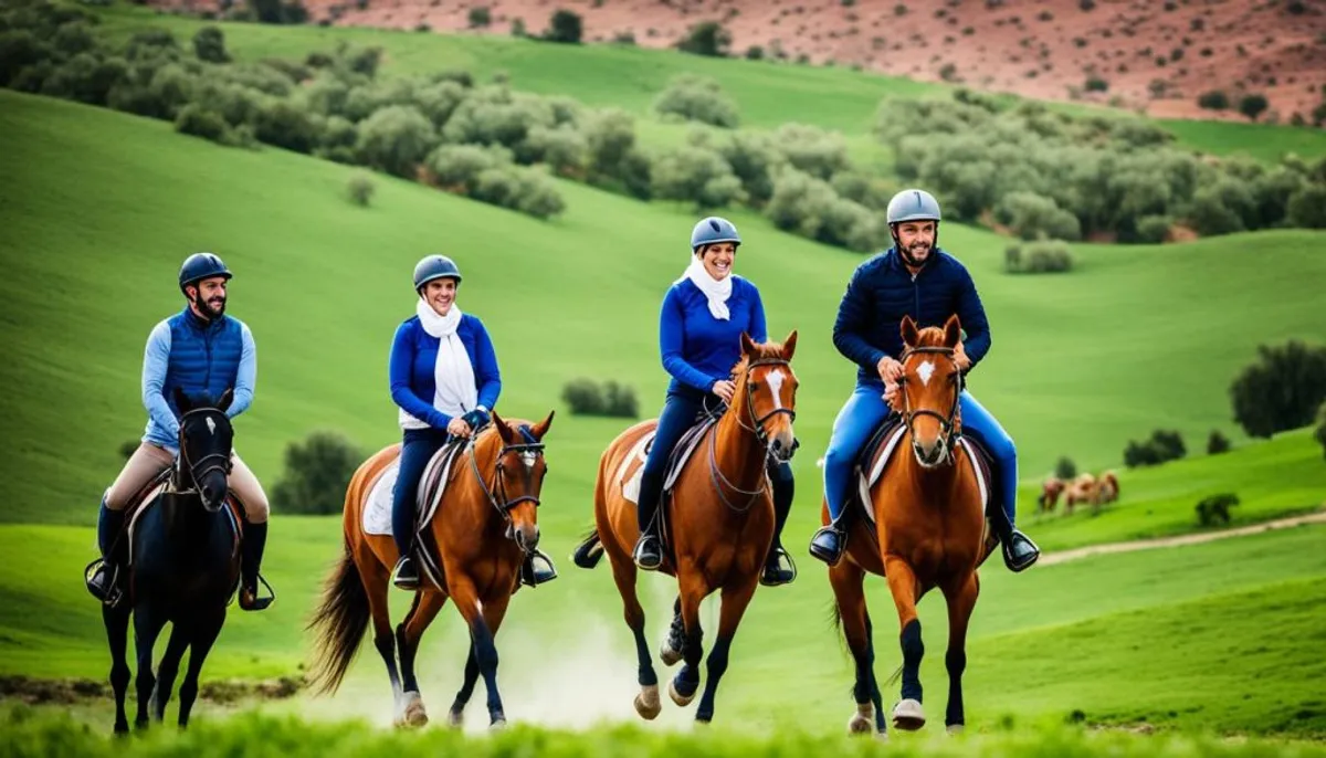 équitation à Zaio
