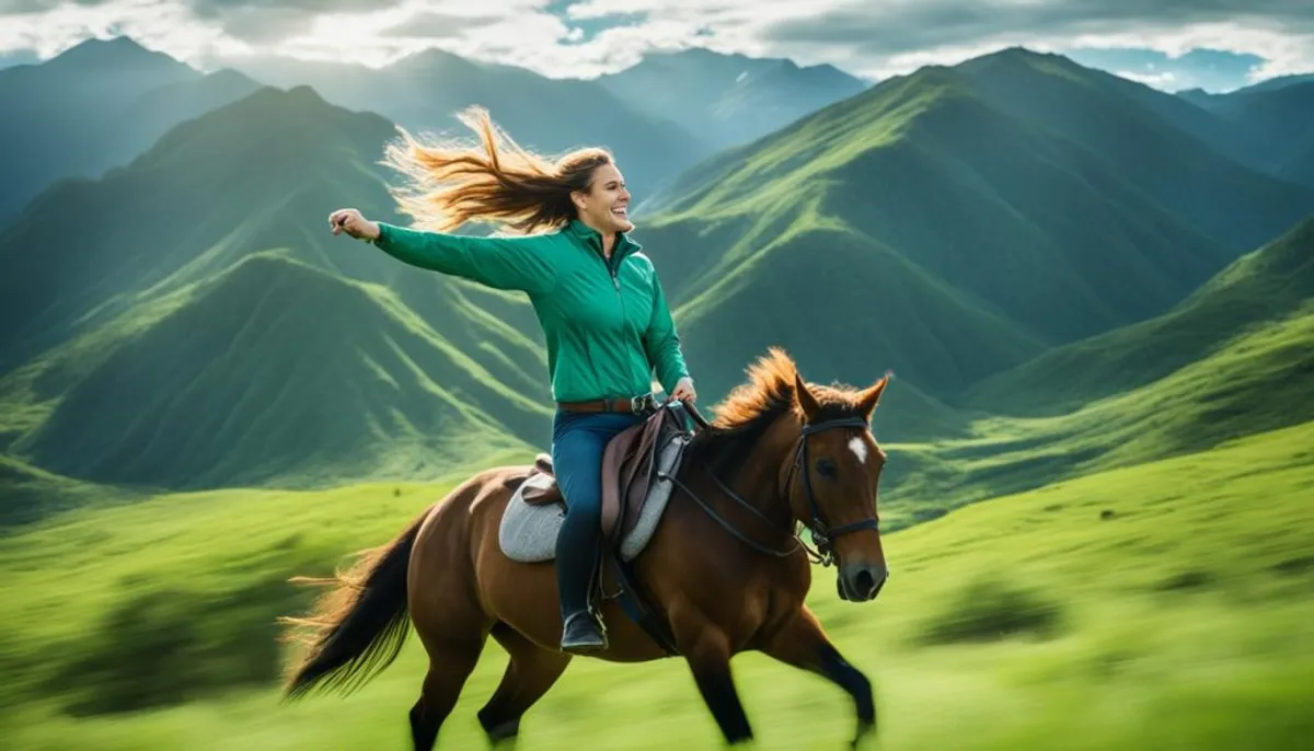 Reiten im 84