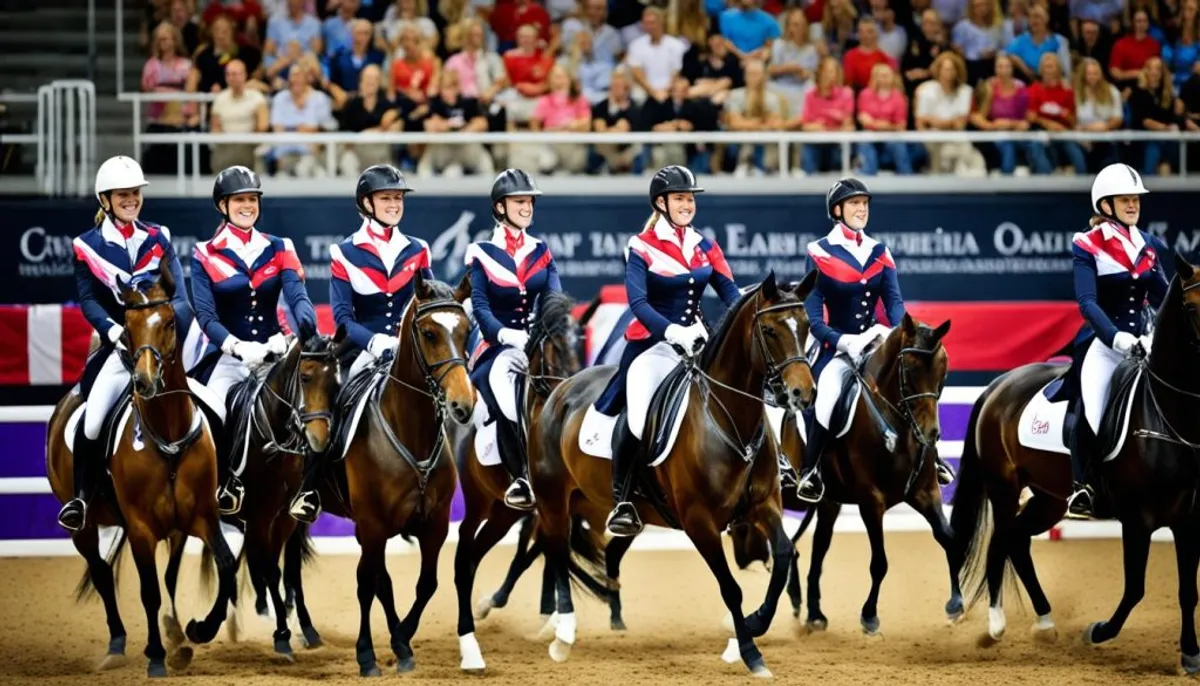 équitation en équipe