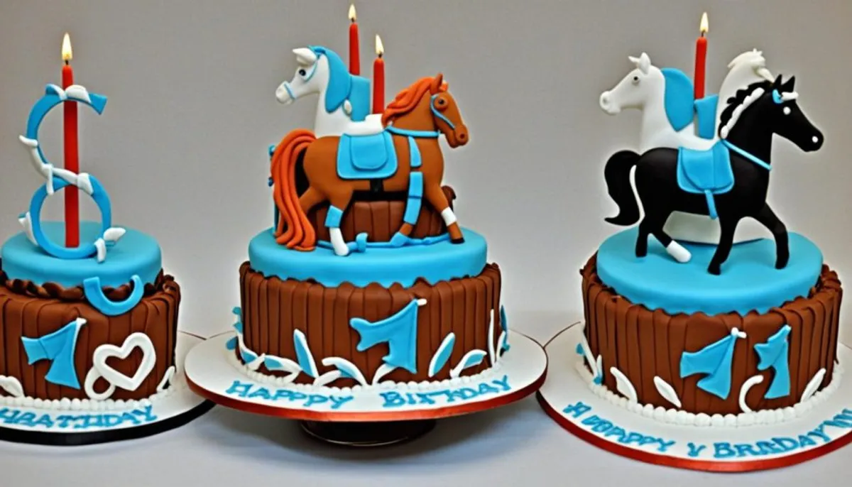 équitation gateau anniversaire cheval