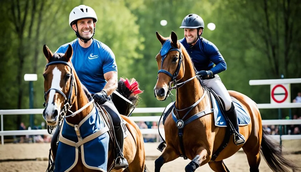 équitation homme handicap