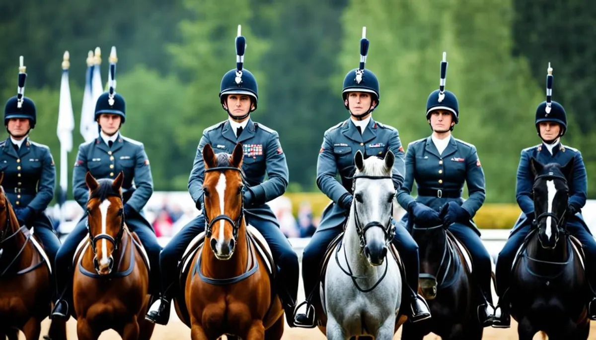 équitation militaire