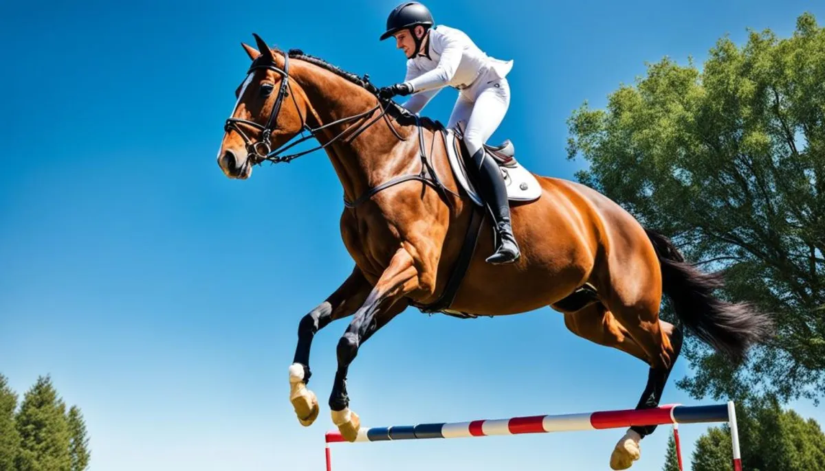 équitation obstacle vertical