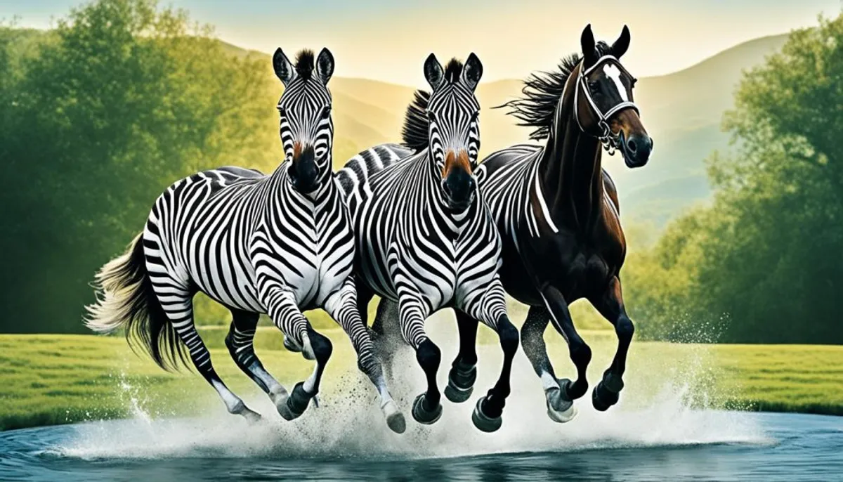 équitation zebre