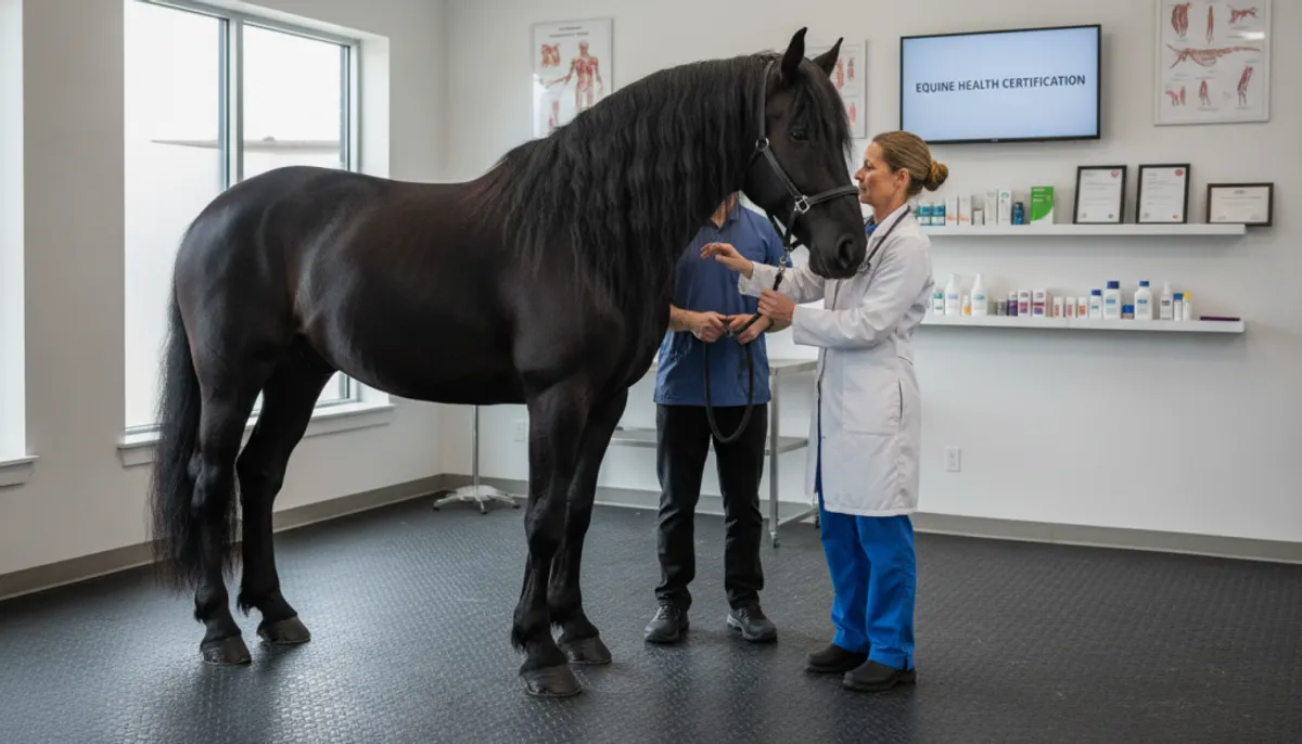 examen vétérinaire cheval