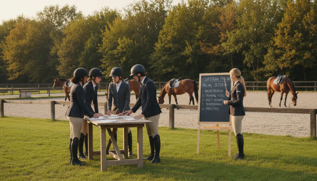facteurs influençant les tarifs en équitation
