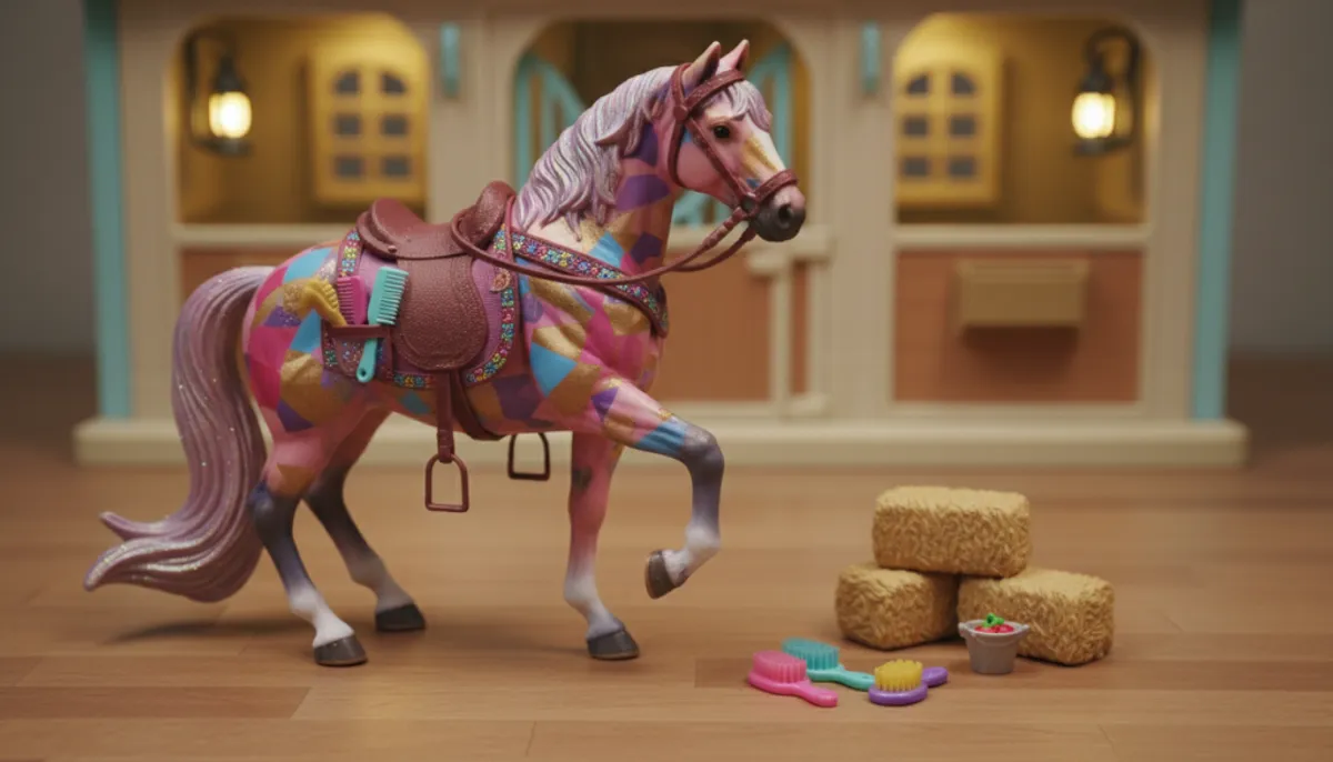 figurine cheval our generation avec accessoires