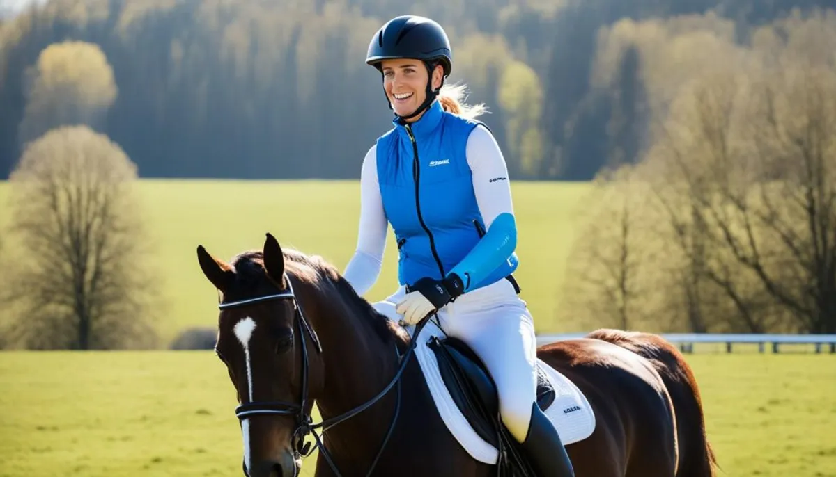 Gilet airbag equitation Decathlon securite a cheval LaSellerieFrancaise