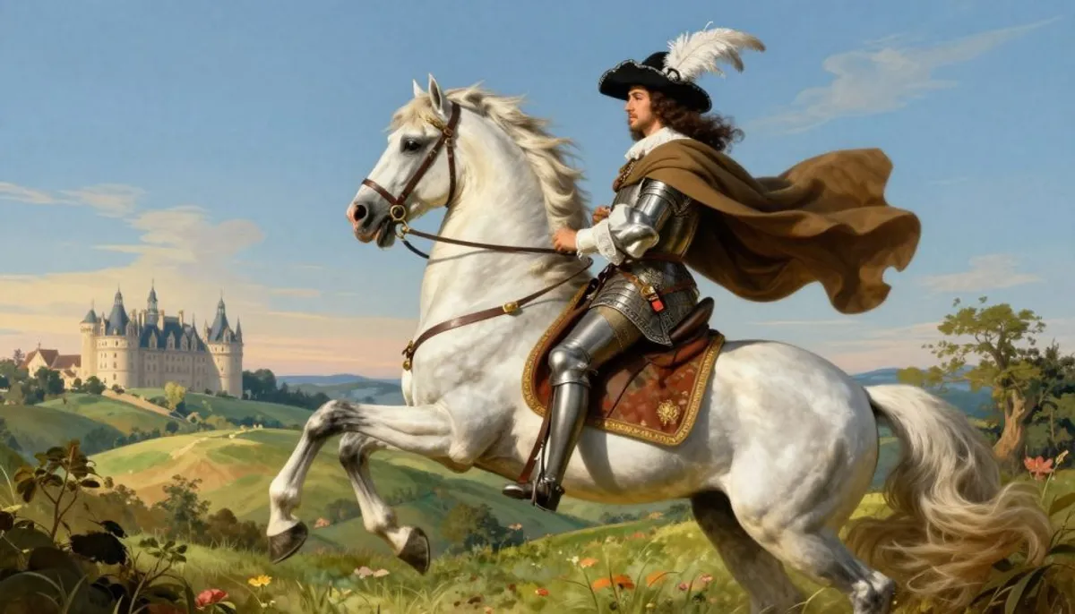 Henrique IV cavalo branco iconografia cor