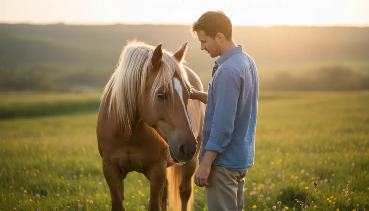 interaction homme cheval vision