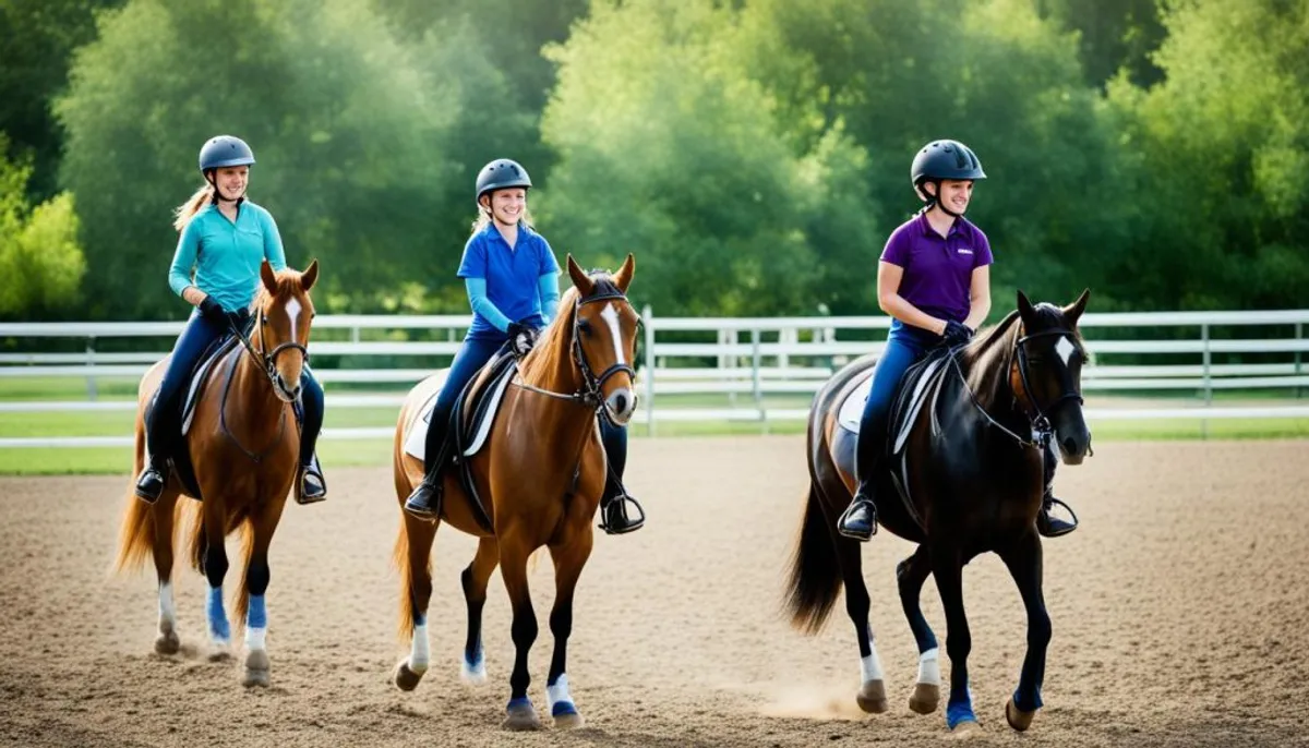 leçons d'équitation pour débutants