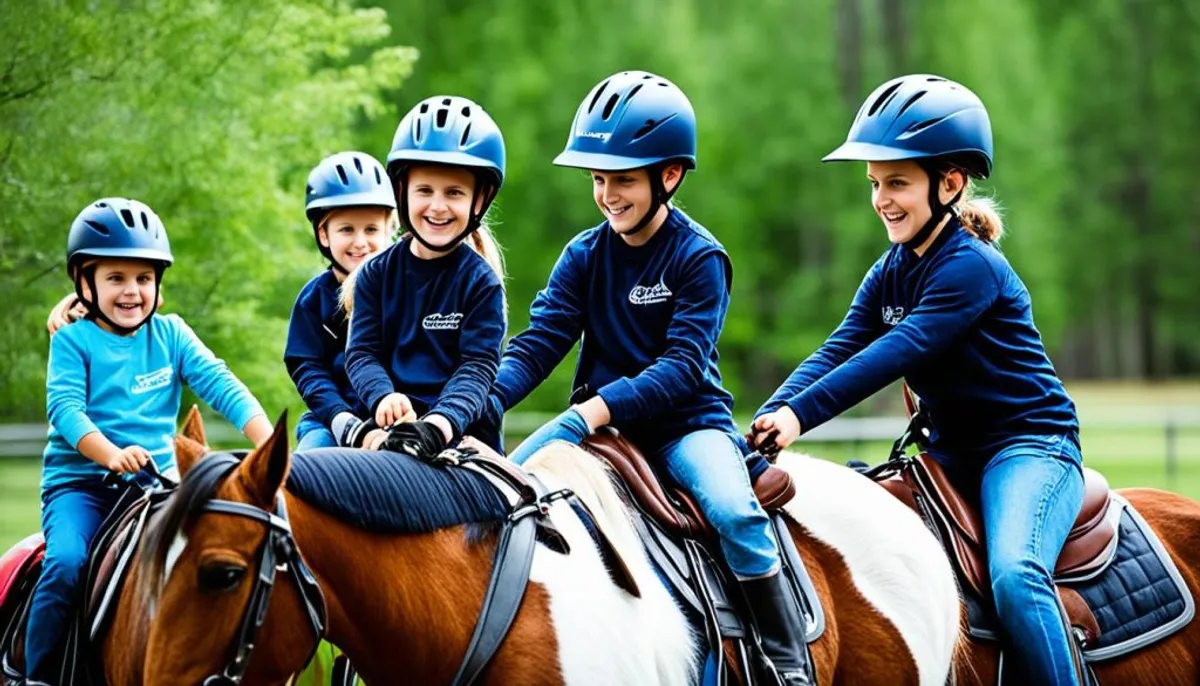 leçons d'équitation pour enfants