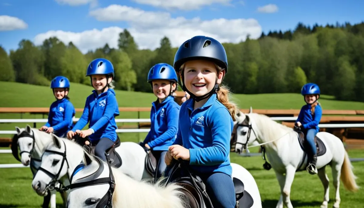 Leçons équitation enfants