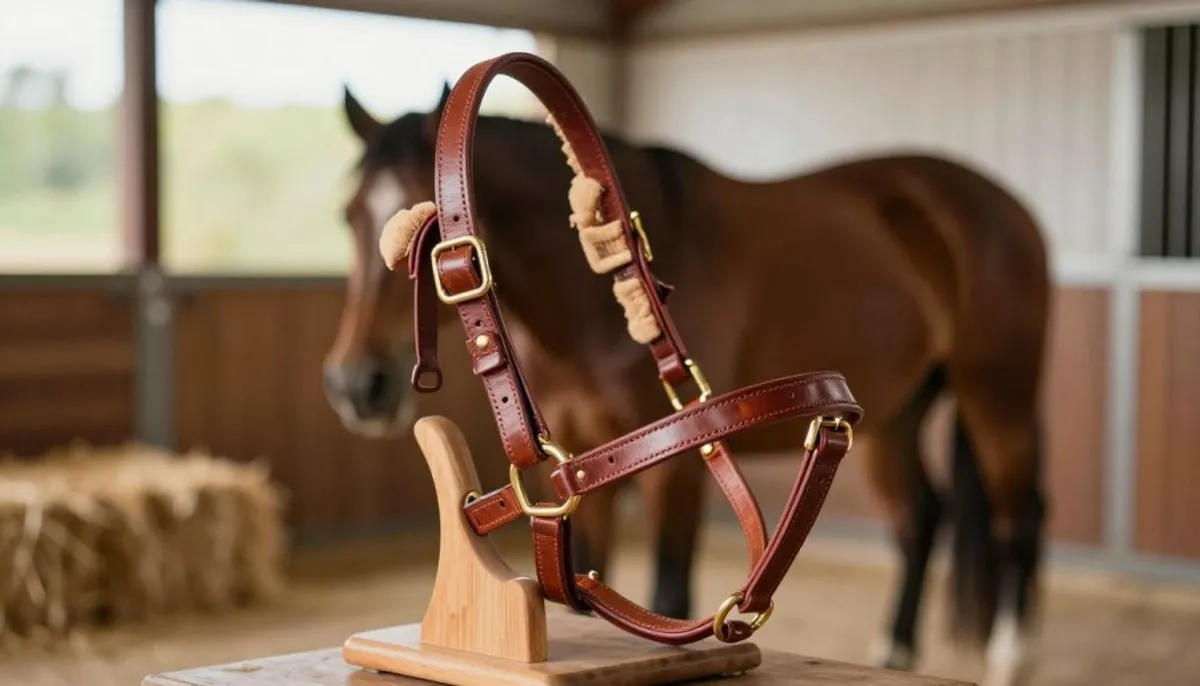 licol en cuir de qualité supérieure pour cheval