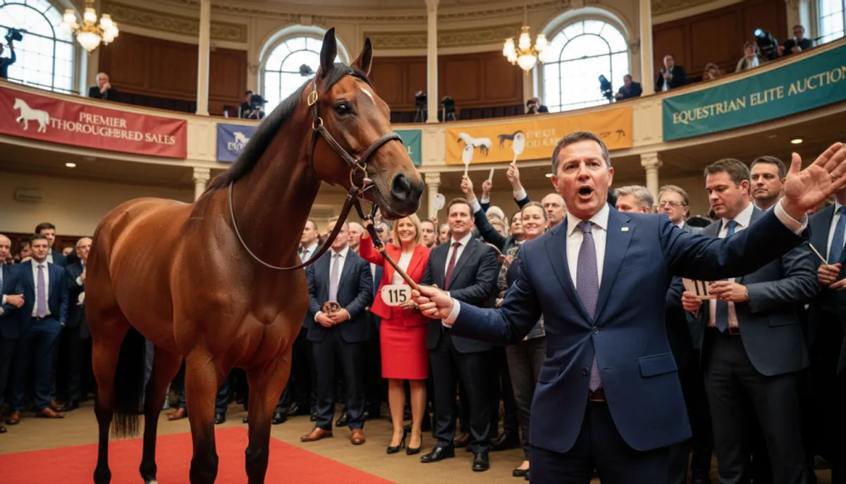 marché des chevaux de course ventes aux enchères