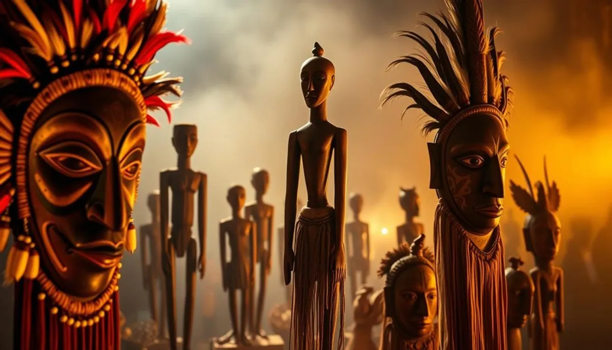 Masques et sculptures guinéens
