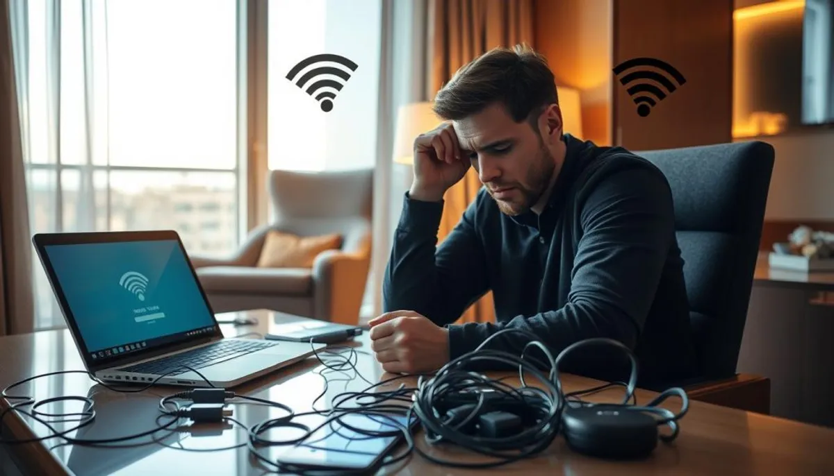 mauvais wifi hotel