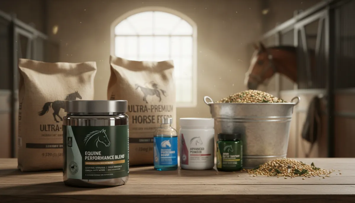 produits nutritionnels pour chevaux sportifs
