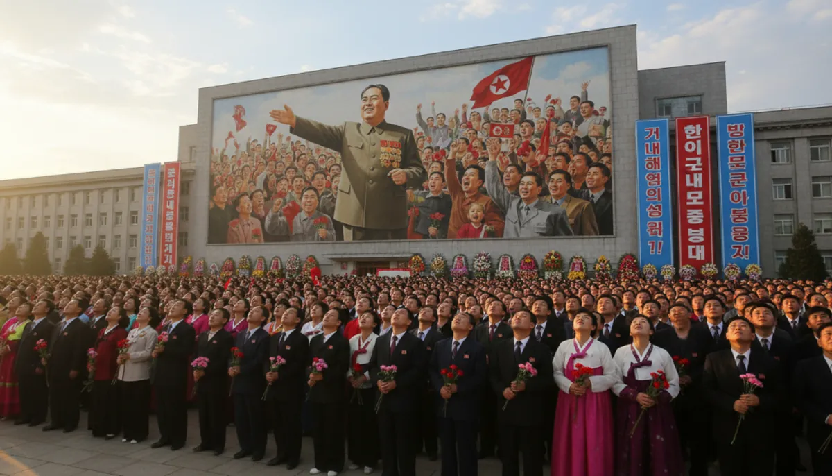 propagande culte kim il-sung propagande culte kim il-sung
