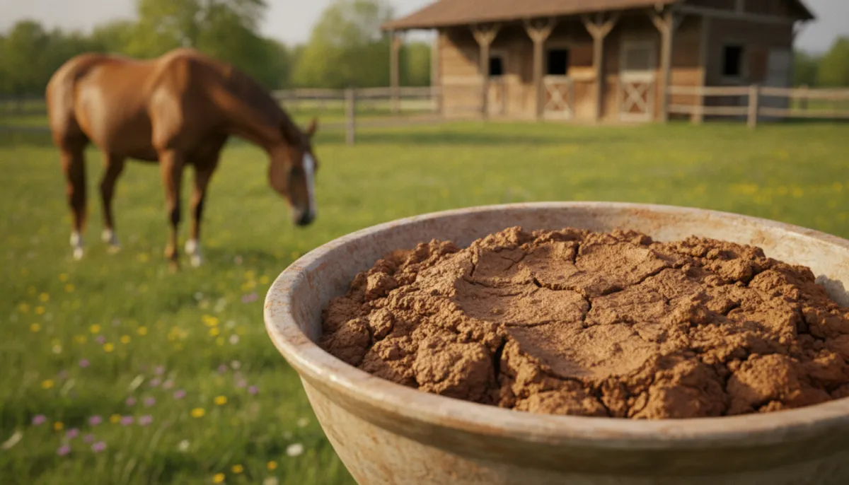 Propriétés de l'argile pour chevaux