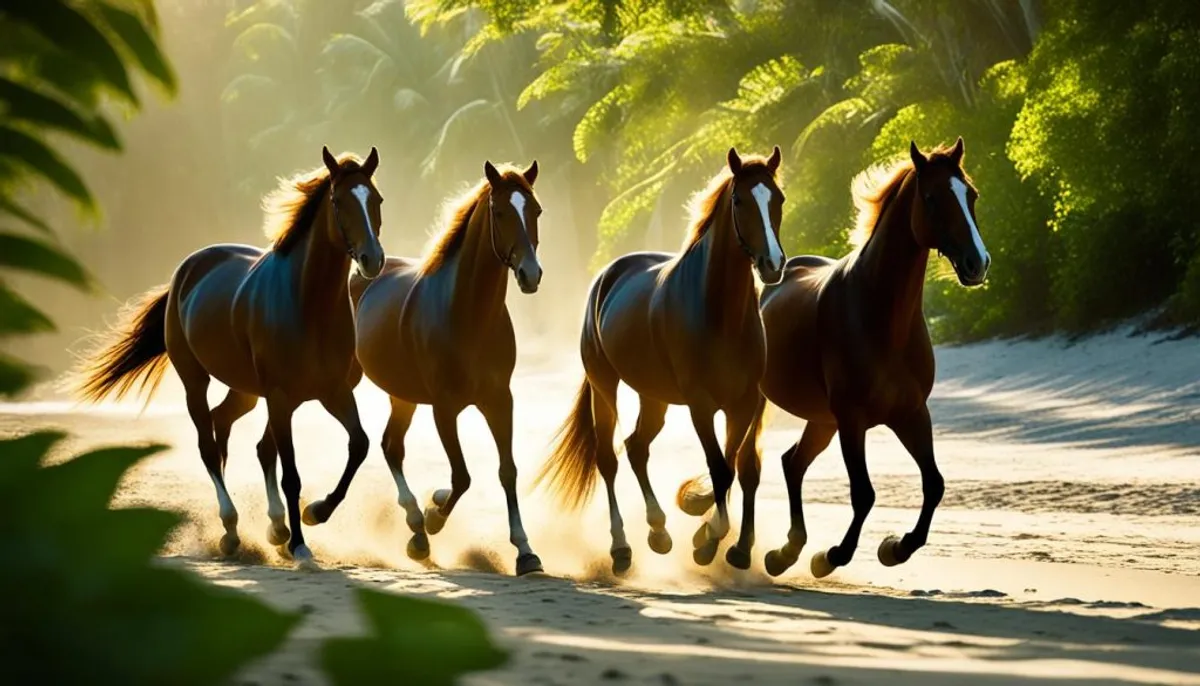 randonnées à cheval guyane