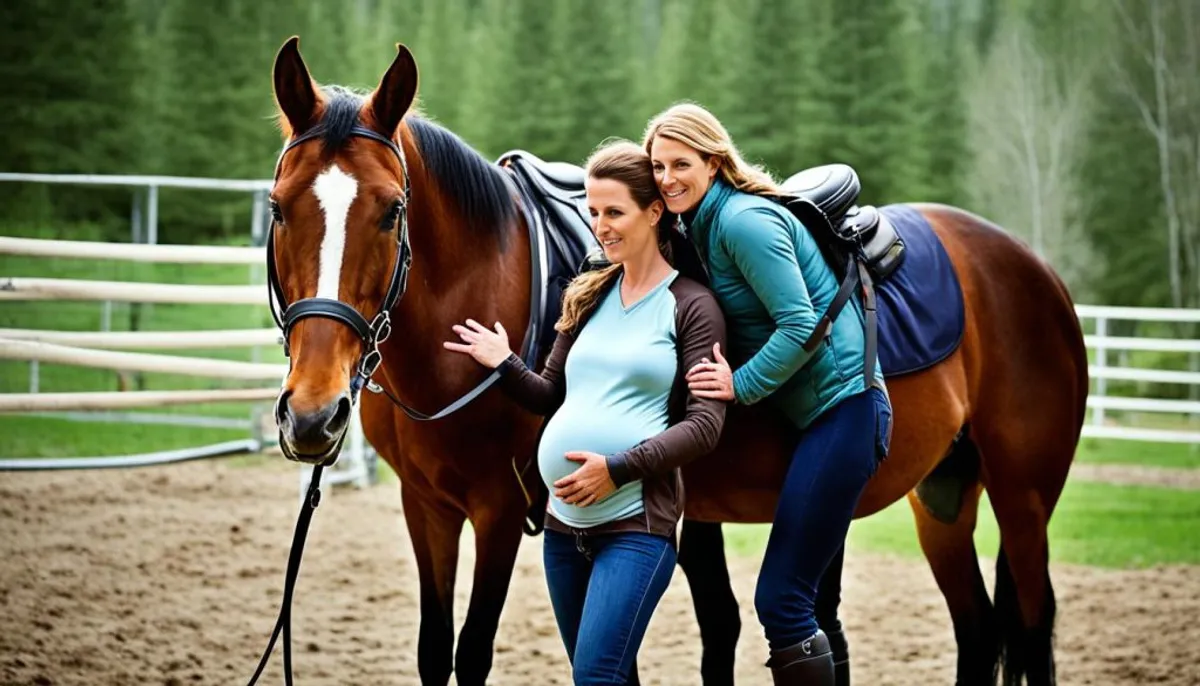 reprise équitation après accouchement