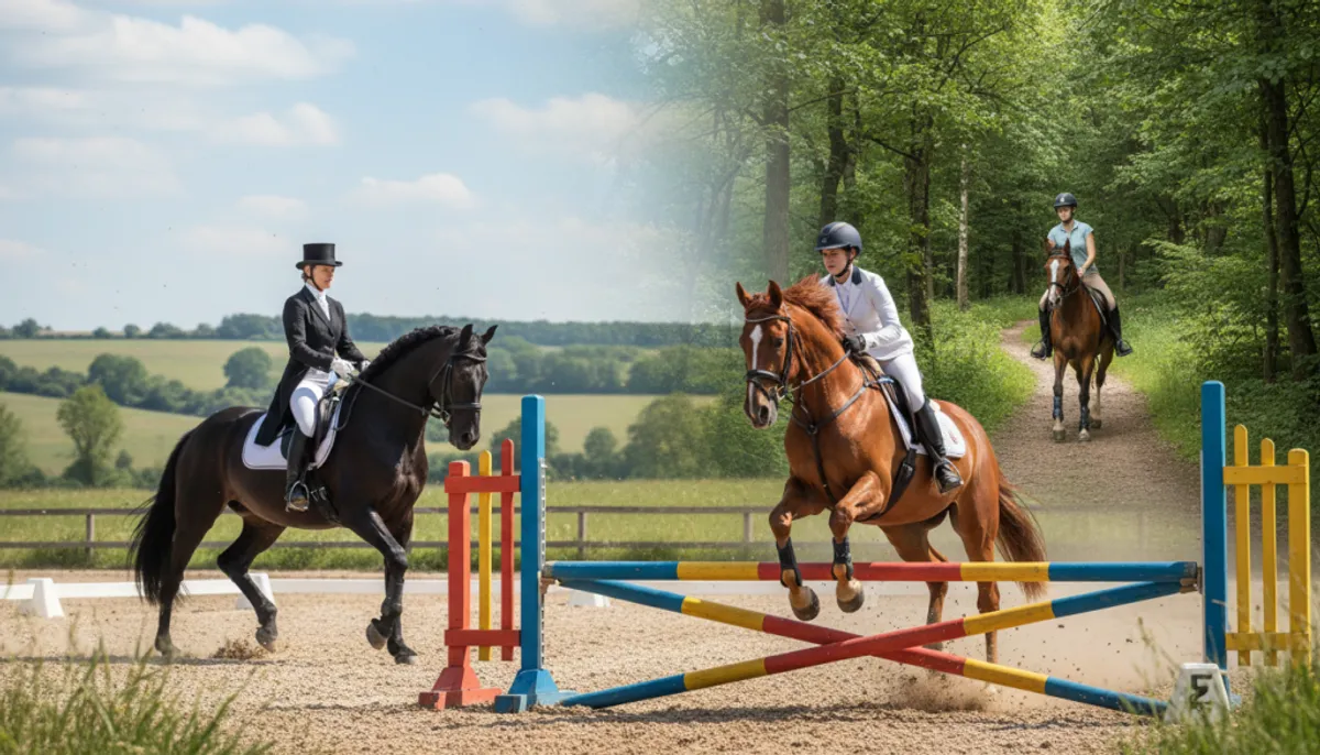 risques disciplines équitation saut dressage endurance