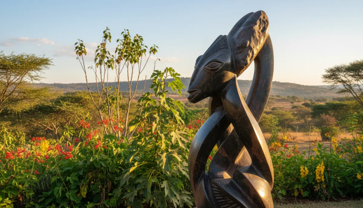 sculpture sur pierre zimbabwéenne