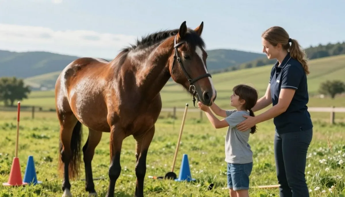 equine therapy session