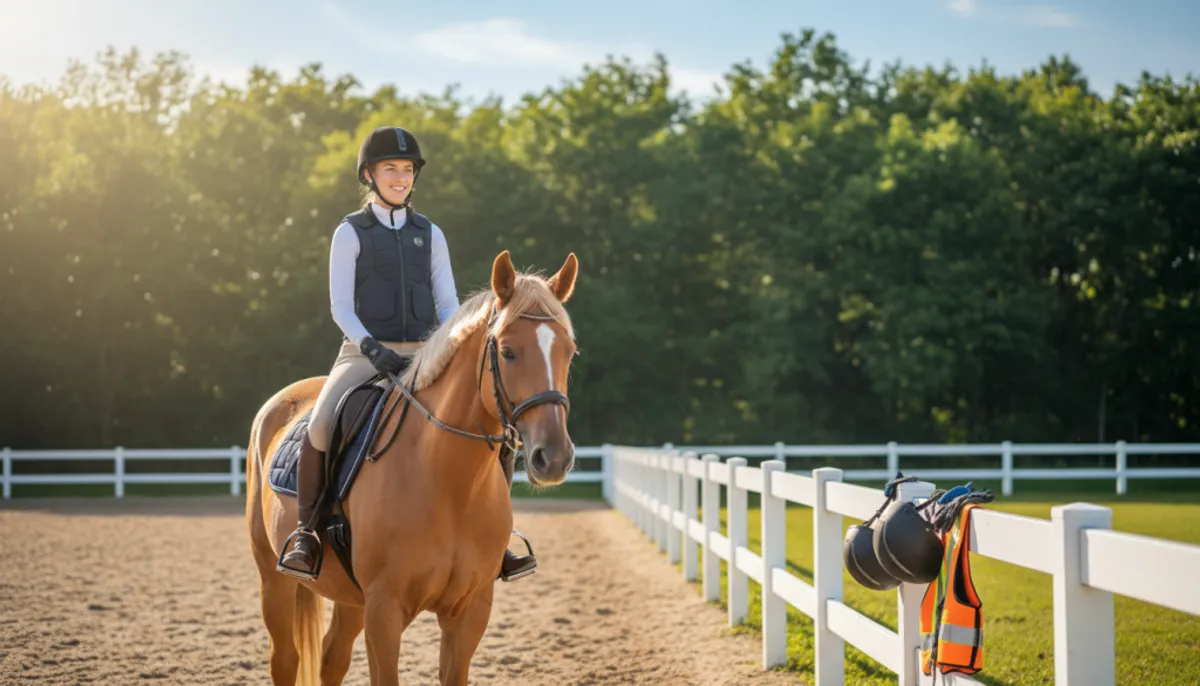 sécurité équitation débutant cheval