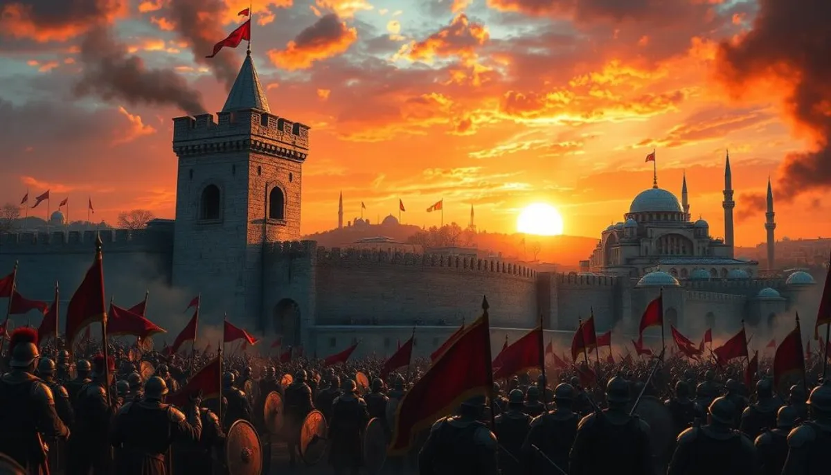 Siège de Constantinople par Mehmed II Siège de Constantinople par Mehmed II