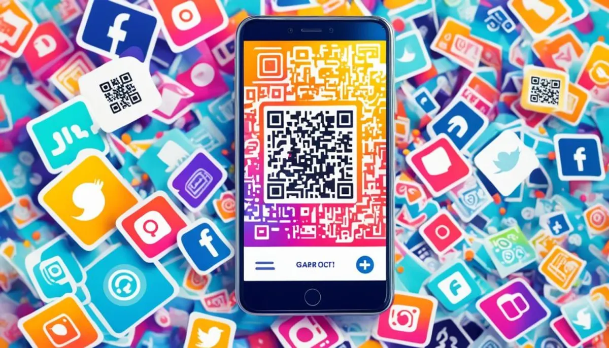 social media qr code flyer social media qr code flyer