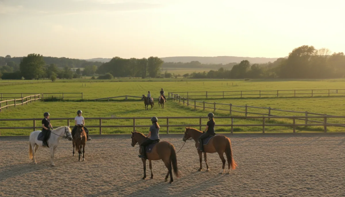 stages d'équitation pour débutants
