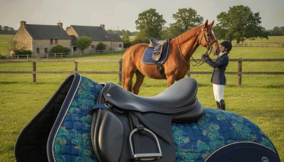 tapis selle confort cheval cavalier