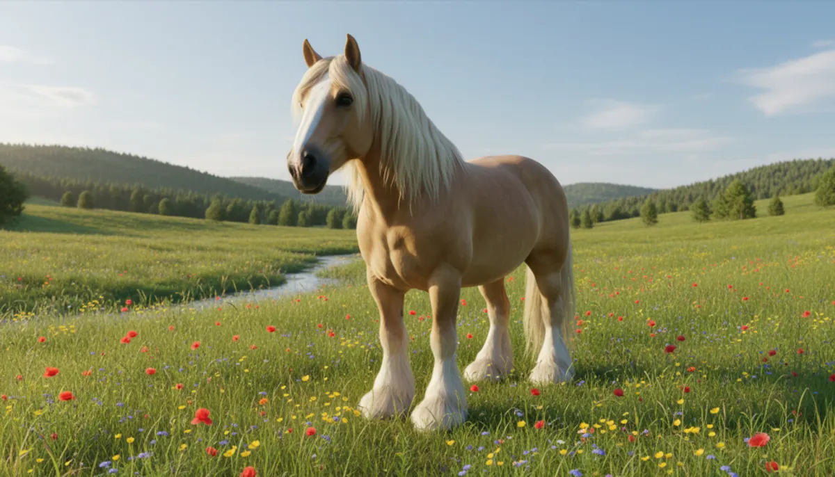 sanftes Temperament Shire-Pferd Gentle Giant sanftes Temperament Shire-Pferd Gentle Giant