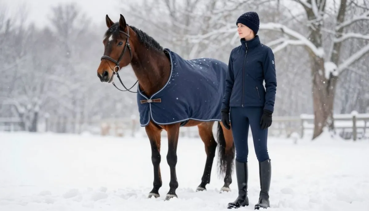 tenue équitation hiver