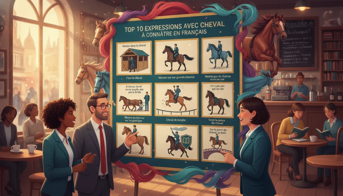Top 10 expressions avec cheval à connaître en français Top 10 expressions avec cheval à connaître en français