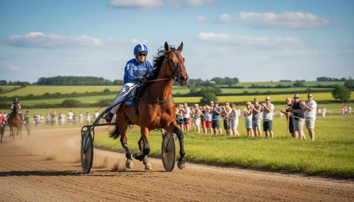 trotteur français en action trotteur français en action