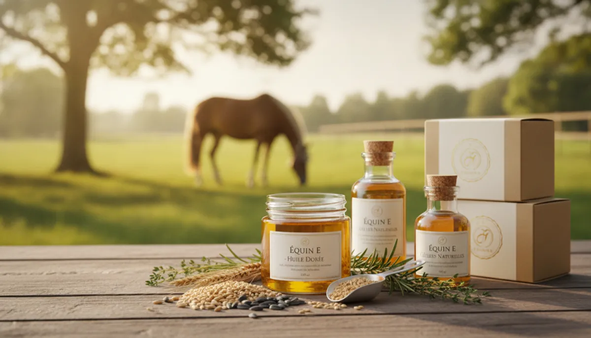 vitamine E cheval produits français haut de gamme